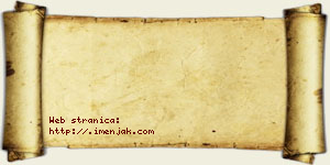 Miljana Dedović vizit kartica